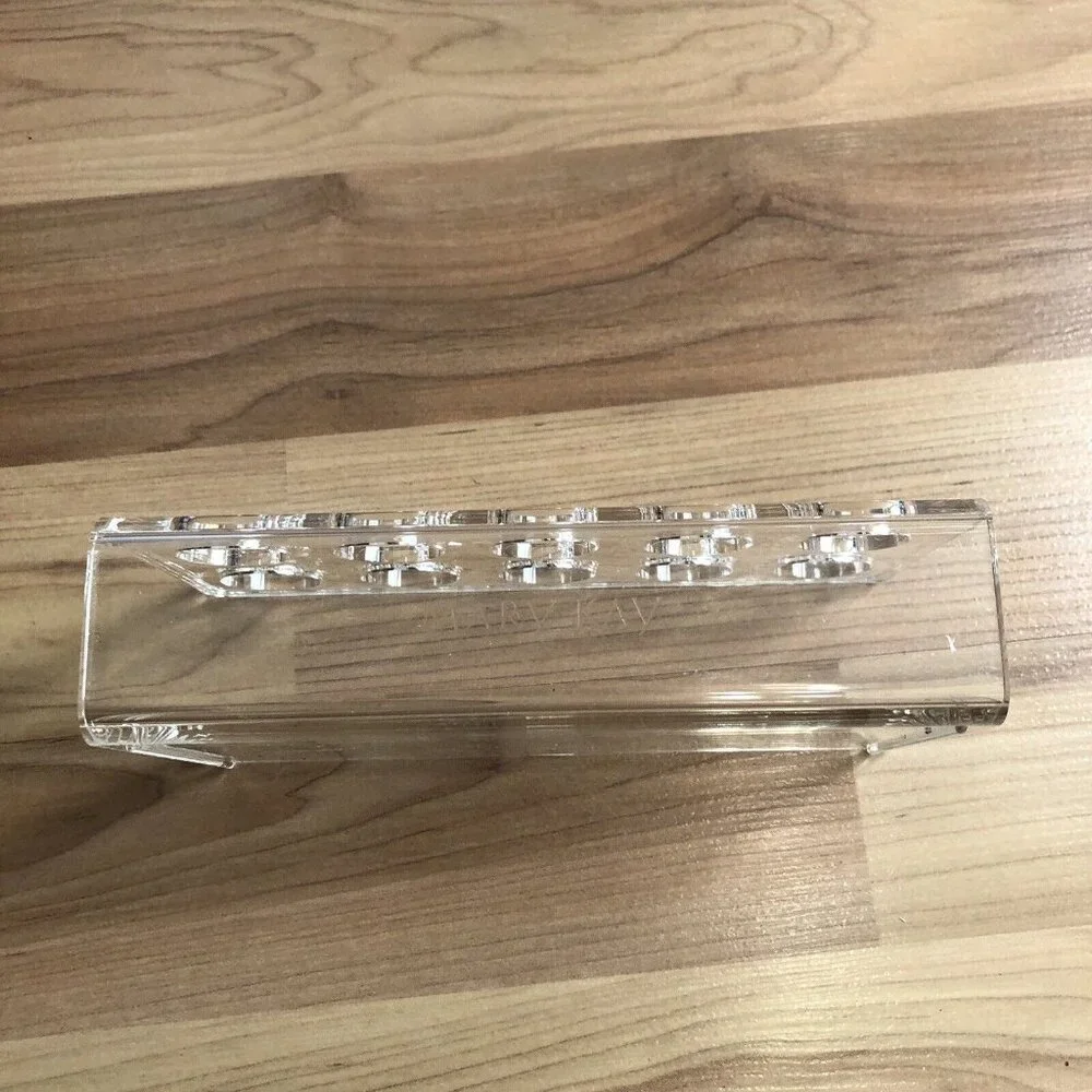 Mary Kay Lipstick Holder Clear Acrylic 10 Holes In Box